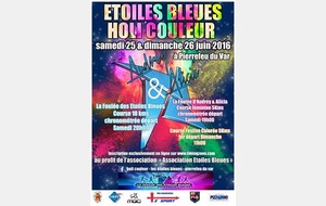 La foulée des étoiles bleue