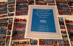 Vente calendrier USAM version 2018